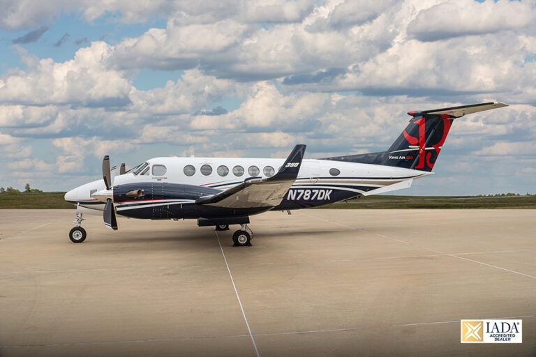 King Air 350 - N787DK-1 w IADA logo